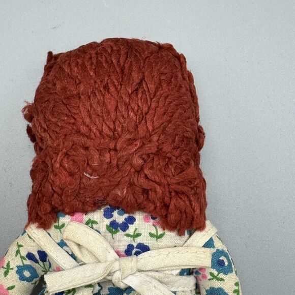 Vtg Knickerbocker Raggedy Andy and Raggedy Anne 6.5” Dolls Cloth Rag Doll Toys - Picture 9 of 12